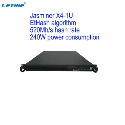 기계 자스미네르 X4 이더음 광부를 1U 520MH 240W명 채굴하는 에트하시 ETH ETC Asic