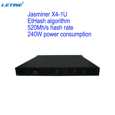 기계 자스미네르 X4 이더음 광부를 1U 520MH 240W명 채굴하는 에트하시 ETH ETC Asic
