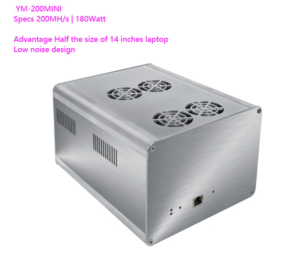 YM-200MINI 200MH 180Watt 낮은 소음 설계 ETH ETC 블록체인 광부