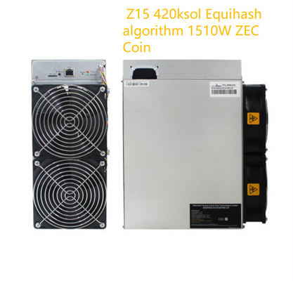 에퀴해시 알고리즘 ZEC 동전 채굴기 비트마인 앤트미네르 Z15 420ksol 1510W