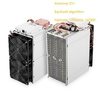 ZEC 동전 초침 광부는 비트마인 앤트미네르 Z11 135ksol 에퀴해시 알고리즘을 사용했습니다