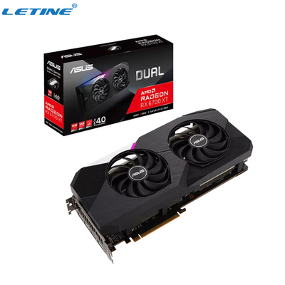 Gpu 마이닝 장비를 위해 그래픽 카드 아서스 DUAL-RX6700XT-12G를  채굴하는 DirectX12