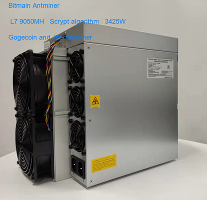 LTC+ 닷지코인을 위한 앤트미네르 L7 스크라이프트 알고리즘 광부 3425W 9300mh명